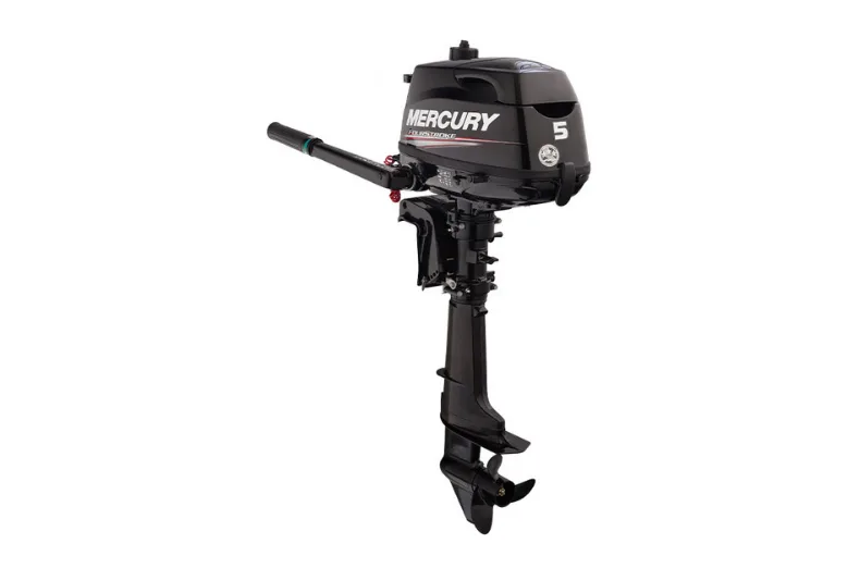 Mercury 5hp Outboard | Tiller, Manual Start, 25" Shaft | 5MXLH